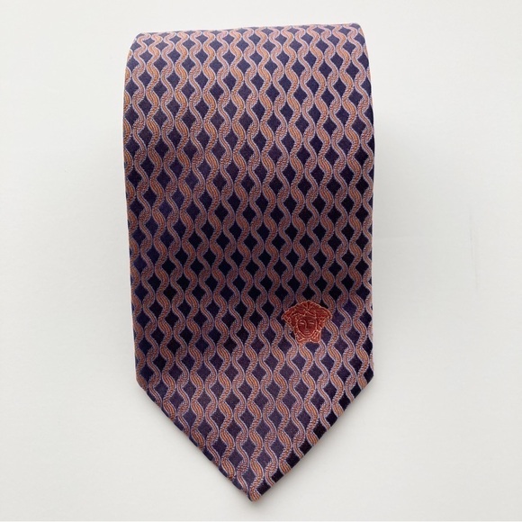 Versace Medusa Silk Tie - Picture 1 of 8